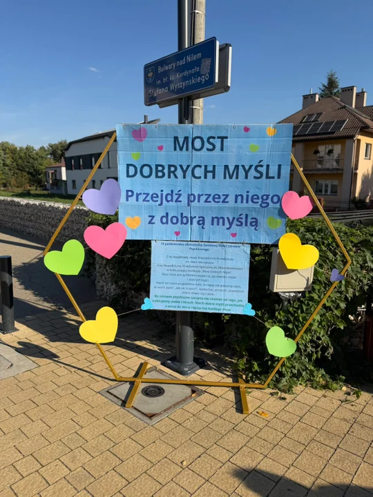 Kolorowy Most Dobrych Myśli w Kolbuszowej